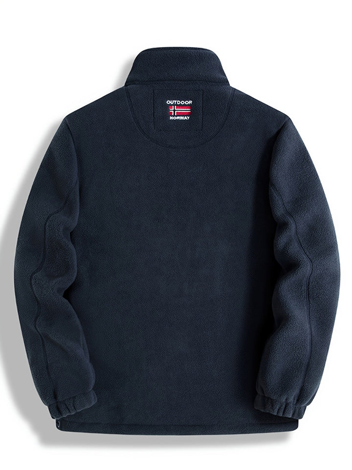 Veste polaire homme pour le sport, résistante et légère, couleur noire