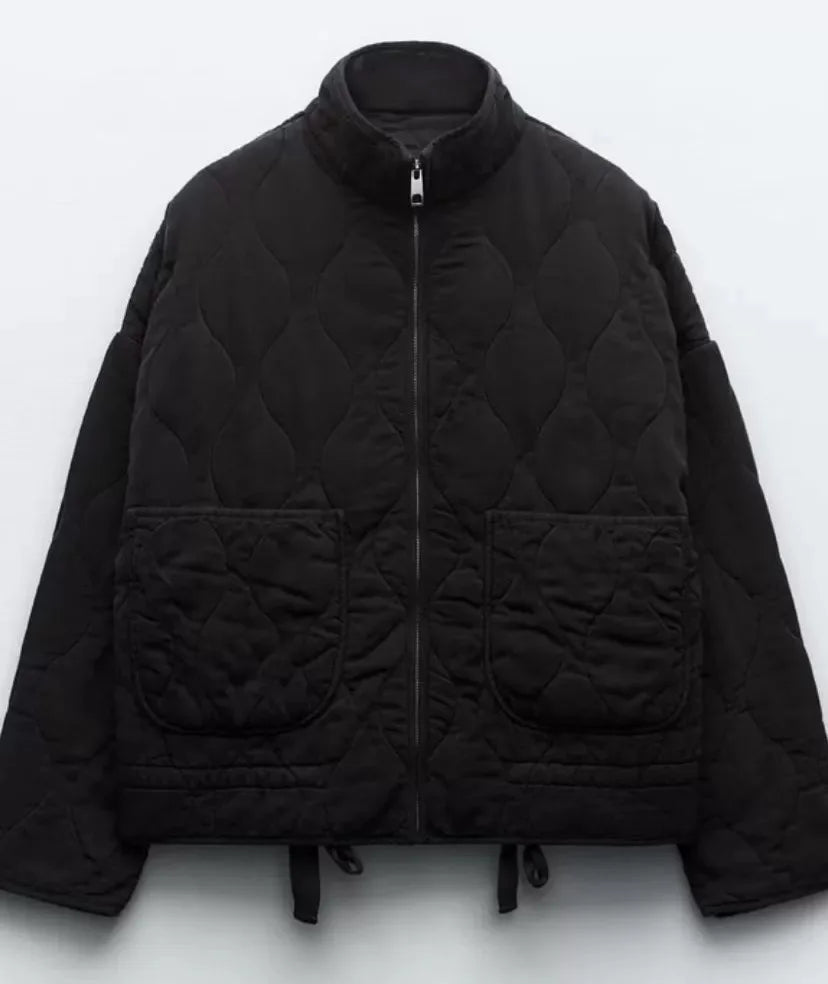 "Veste Puffer Femme élégante, polyvalente et confortable, avec poches multiples, idéale pour style urbain et activités extéri