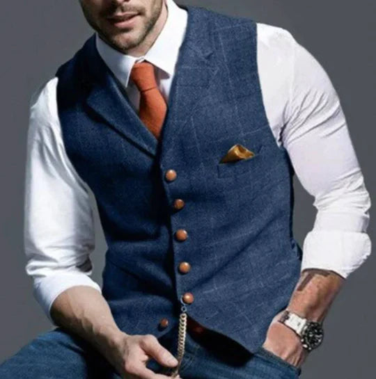 Veste tweed homme, coupe élégante et moderne.  Tissu de qualité supérieure, idéale pour toutes occasions.