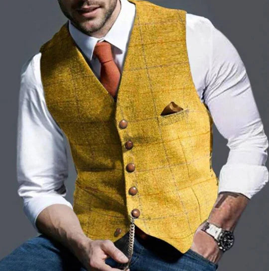 Veste tweed homme, coupe élégante et moderne.  Tissu de qualité supérieure, idéale pour toutes occasions.