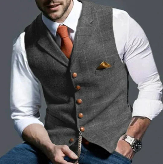 Veste tweed homme, coupe élégante et moderne.  Tissu de qualité supérieure, idéale pour toutes occasions.