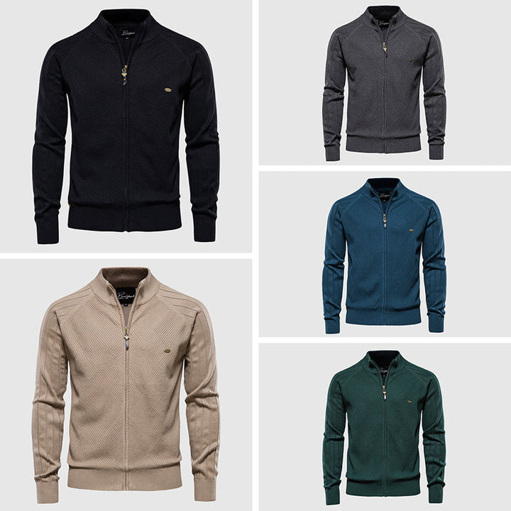 Veste zippée homme, coupe moderne, matière légère.  Idéale ville & montagne.  Poches zippées.