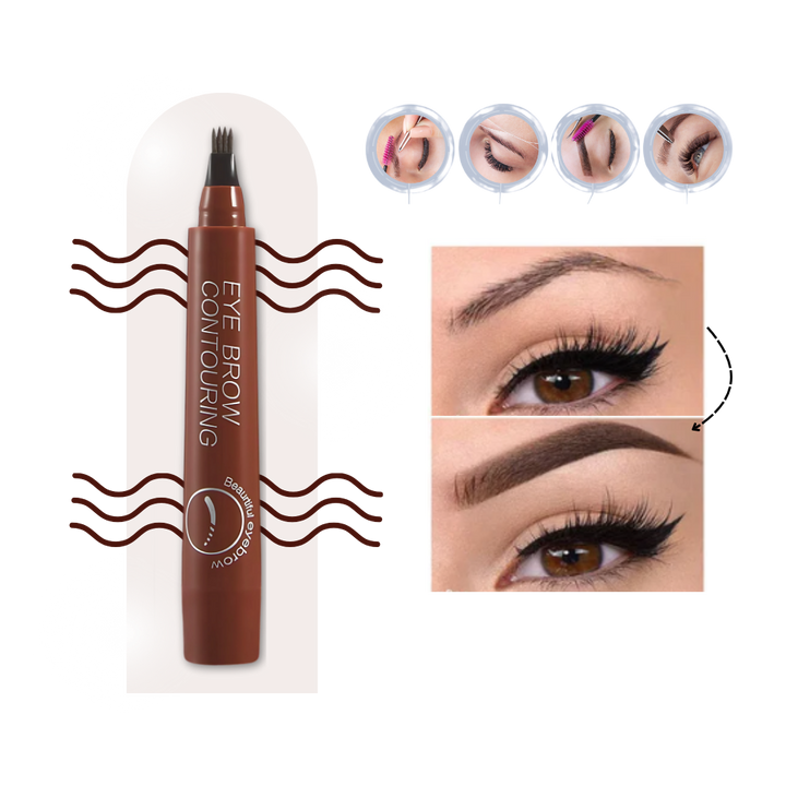 Stylo à sourcils liquide résistant à l'eau - Ozerty