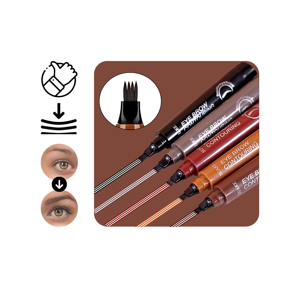 Stylo à sourcils liquide résistant à l'eau - Ozerty