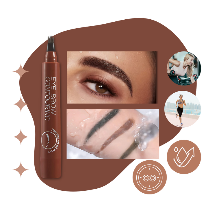 Stylo à sourcils liquide résistant à l'eau - Ozerty