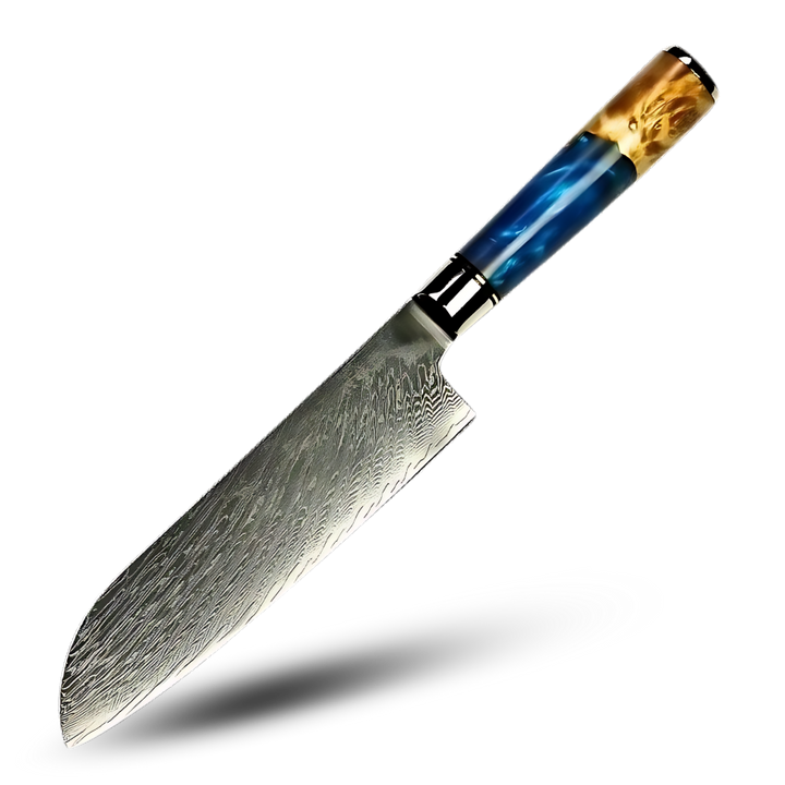 Couteaux japonais de la série Yellow Sea

 -Couteau Santoku - Ozerty